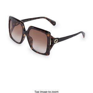 Gucci Rectangular 59mm Sunglasses